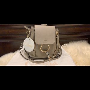 CHLOE mini faye backpack